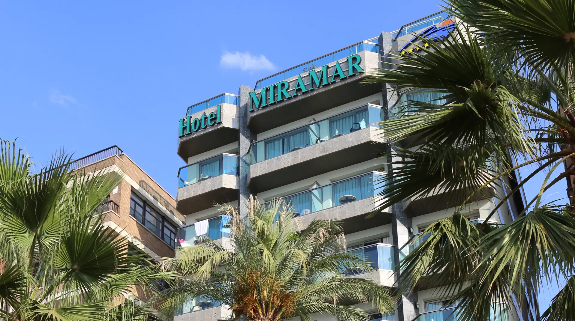 Hotel Miramar in Lloret de Mar, Spain